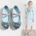 Floral Blue Shoes Little Palace Store